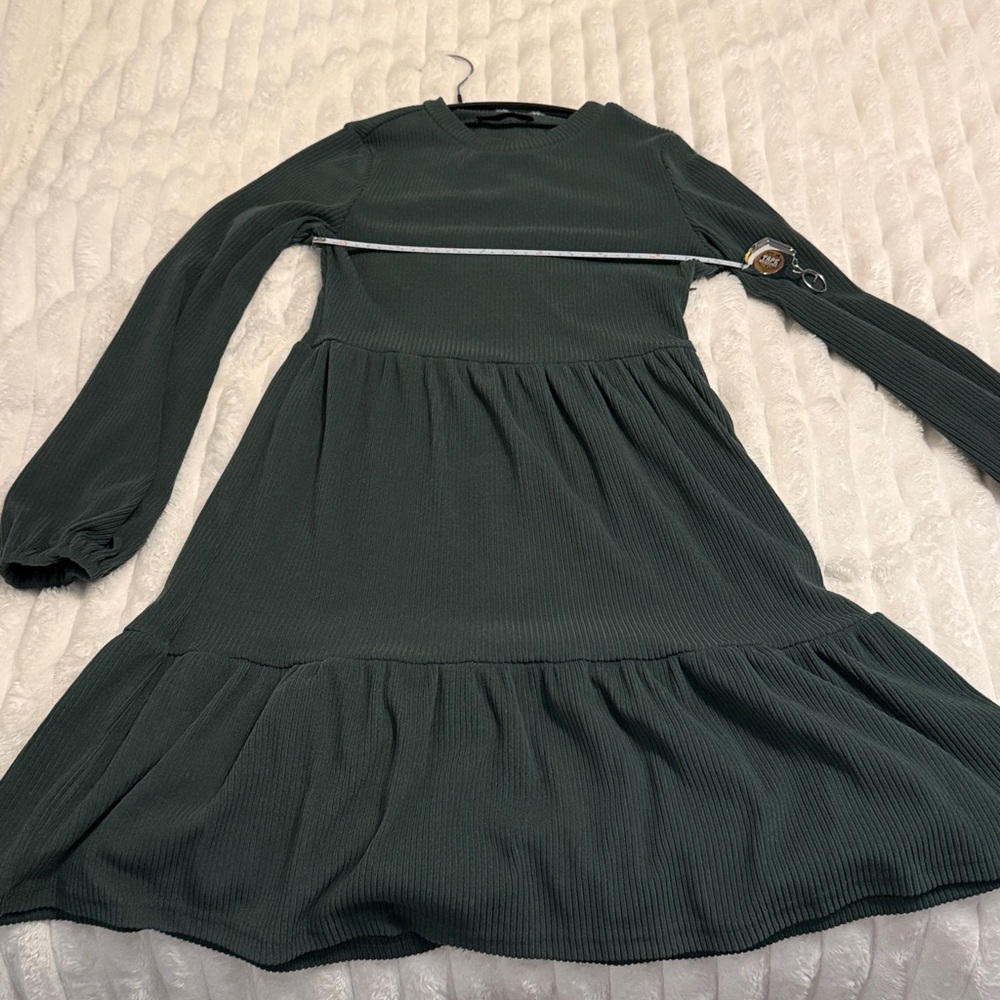 SHEIN Forest Green Knit Dress